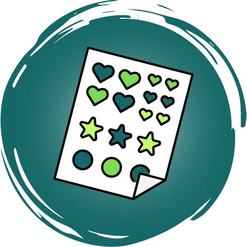 Rótulos DTF - Impressão DTF - Multicores