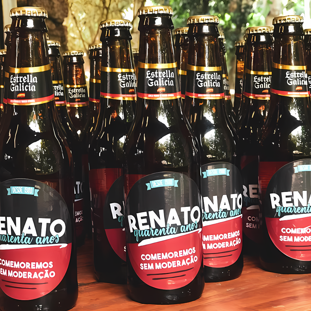 Etiqueta Personalizada em Adesivo Vinil Auto Colante à Prova D´Agua - Metro Quadrado