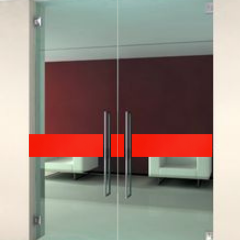 Faixa de Segurança Para Portas de Vidro