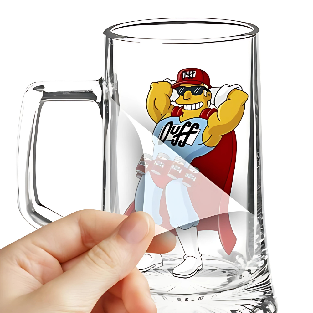 Adesivo DTF UV com Verniz - Multicores Comunicação Visual