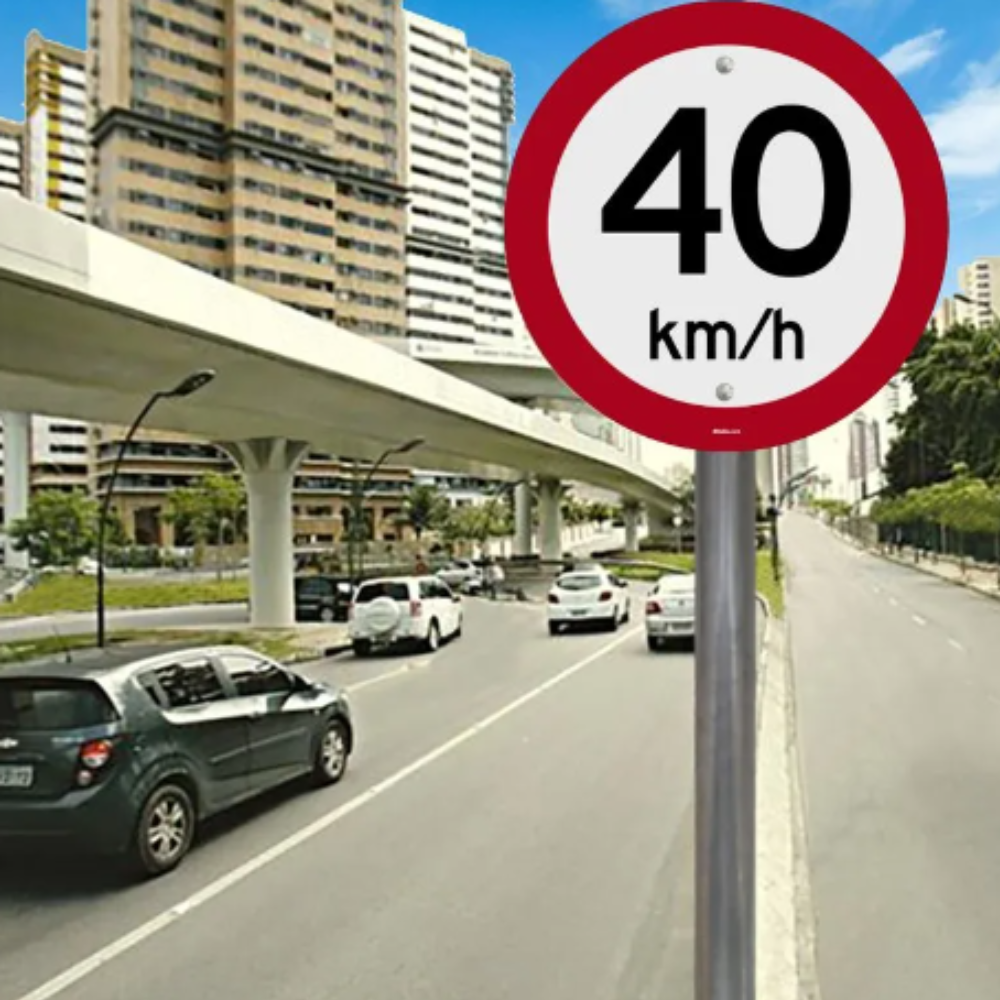 Placas de Sinalização em ACM Adesivado