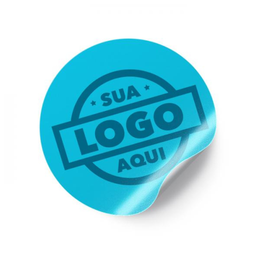 Etiqueta Personalizada em Adesivo Vinil Auto Colante à Prova D´Agua - 5x5cm
