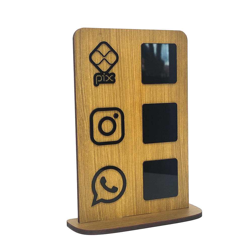 Display Pix - Placa Pix - Multicores Comunicação Visual