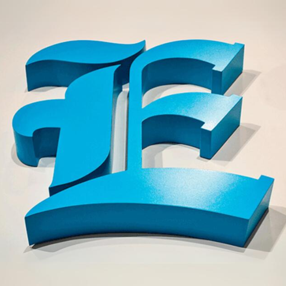 Letra Caixa Galvanizada com Pintura Automotiva