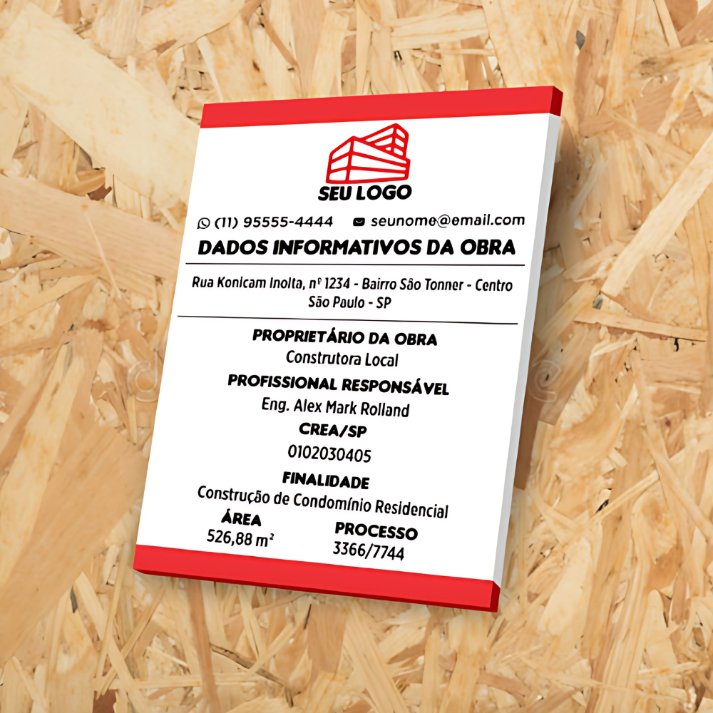 Painel em Lona - Quadro em Metalon com Lona Impressa