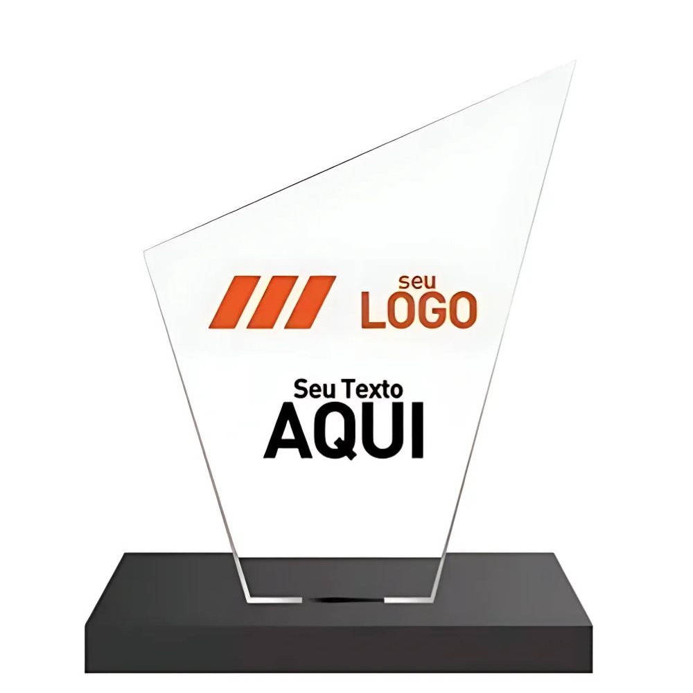Troféu em Acrílico _ Multicores Araras