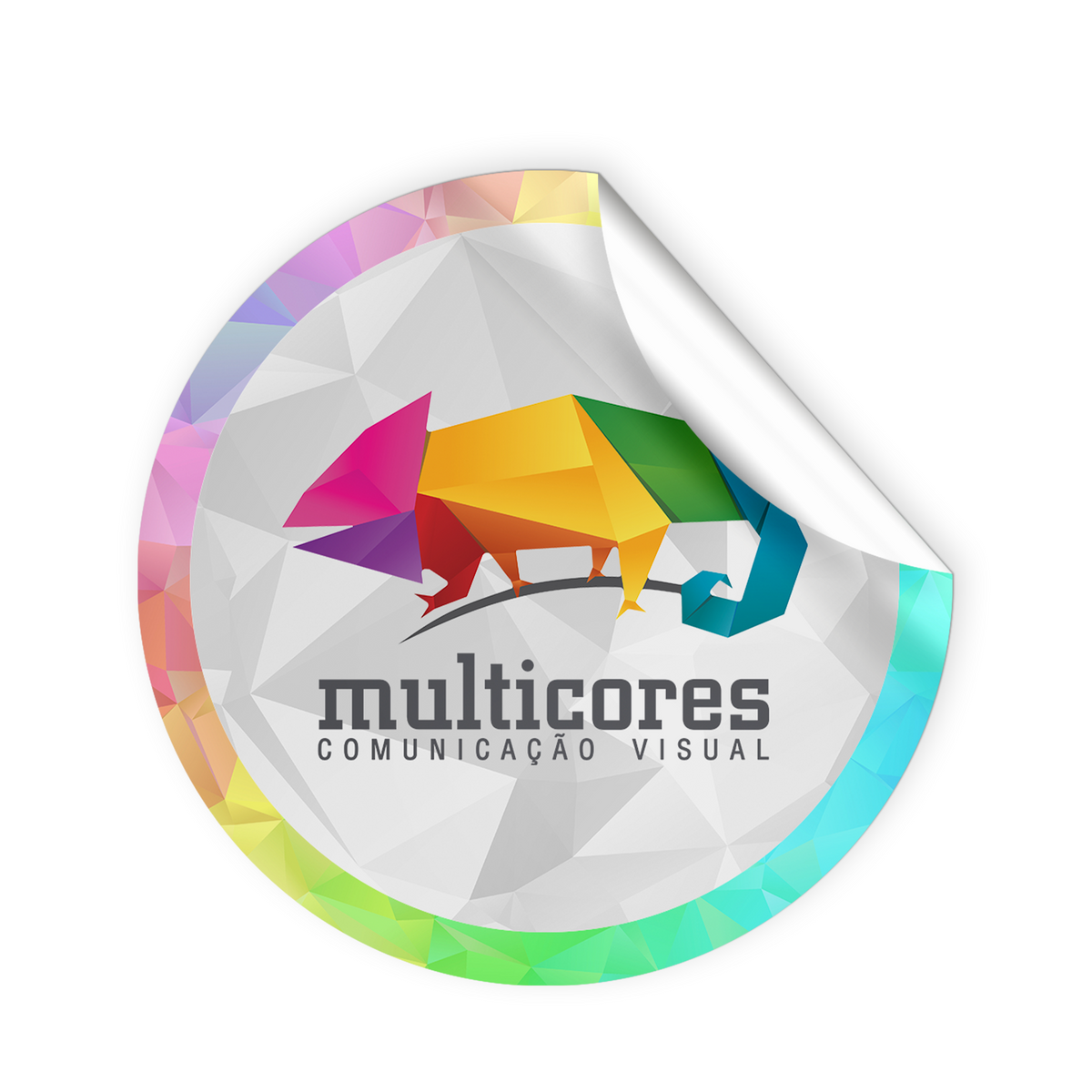 rótulos etiquetas adesivo auto colante multicores comunicação visual araras