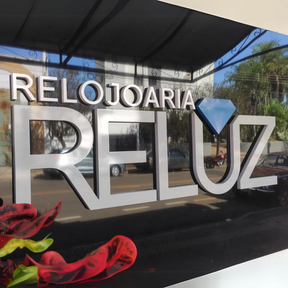 Letra Caixa em PVC Expandido com Pintura Automotiva